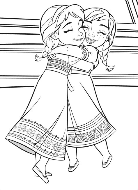 frozen coloring pages coloringbay