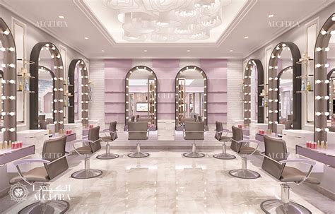 ladies beauty salon  dubai interior algedra design archinect