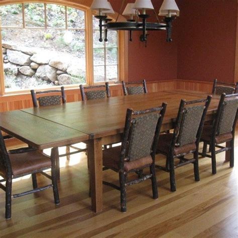 custom  oak rustic dining room table  ecustomfinishes