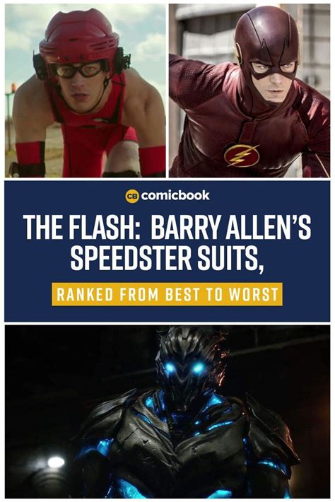 The Flash Barry Allen S Speedster Suits Ranked The