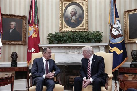 the strange oval office meeting between trump lavrov and kislyak the
