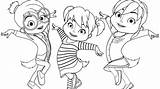 Alvin Chipmunks Coloring Pages Chipettes Colouring Chipmunk Alvinnn Book Colour Printable Print Cartoon Getdrawings Color Getcolorings Colorings sketch template