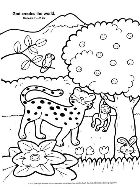 preschool creation coloring pages coloring home