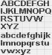 image result  knit alphabet chart generator crochet alphabet
