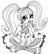 Monster High Coloring Pages Draculaura Character Characters Colorluna Color Noir Catty Printable Cartoon Choose Board sketch template