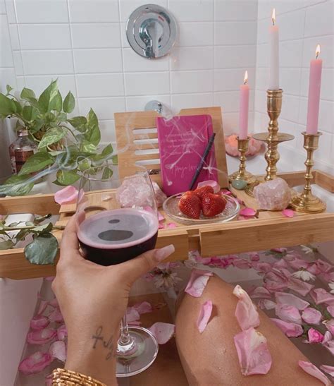 self love path pink flower bath 3 chakra bath goals vision board