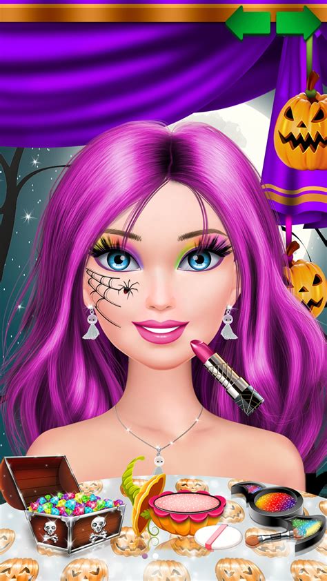 halloween makeover spa makeup and dressup salon full version