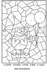 Kleurplaat Cijfers Met Inkleuren Kleurplaten Nummer Thema Knutselen Omnilabo Dieren Volwassenen Moeilijke Nummers Getallen Downloaden Kleurboeken Leuk Schilderen sketch template