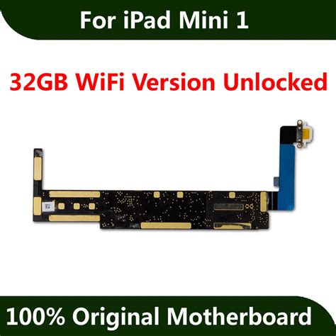 shipping original motherboard  ipad mini  wifi wlan gb factory unlocked mainboard