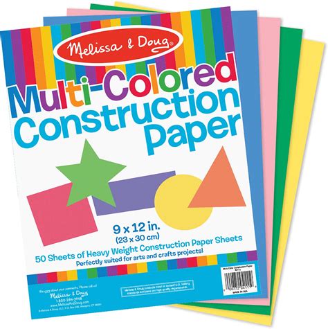 multi color construction paper   toyworks