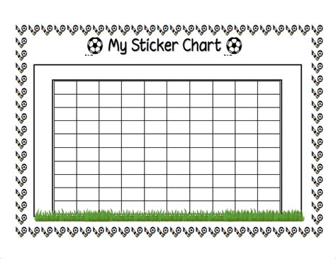 sample sticker chart templates   ms word