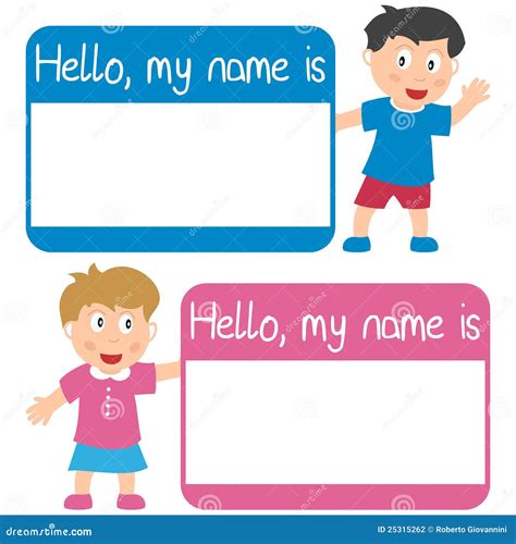 tag  kids stock vector illustration  isolated