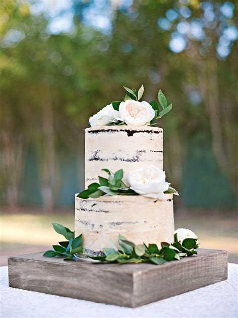 beautiful naked wedding cake ideas martha stewart weddings