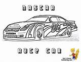 Coloring Pages Car Nascar Race Racing Boys Track Print Popular sketch template