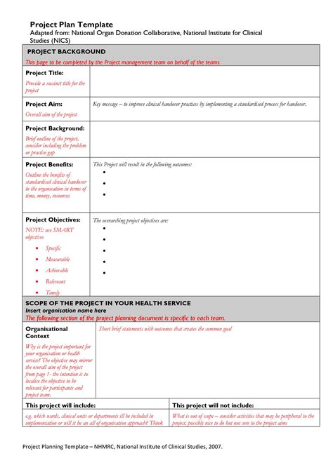 project plan template tutoreorg master  documents