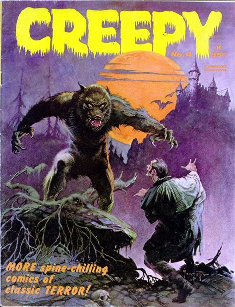 Creepy Cover By Frank Frazetta Frank Frazetta