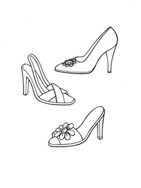 evening shoes coloring page coloring sky