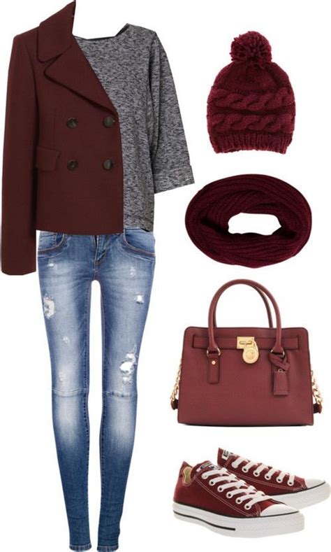 jeans  bag casual outfits winter outfits clothes