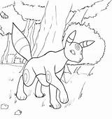 Coloring Umbreon Pokemon Pages Leafeon Espeon Eevee Comments Cute Library Clipart Coloringhome Template sketch template
