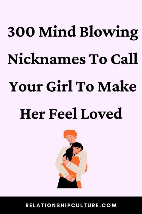 300 Mind Blowing Nicknames To Call Your Girl To Make Her Feel Loved In
