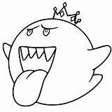 Boo Luigi Dibujos Fantasminha Lengua Sacando Kirby Tudodesenhos Tartaruga Pegando Estrelas Neighborhood Amigo Minion sketch template