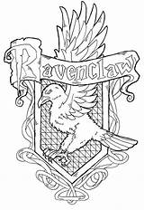 Ravenclaw Crest Potter Harry Coloring Pages Deviantart Houses Gryffindor Shinen Yami sketch template