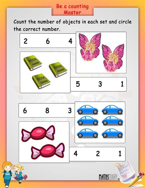 numbers nursery math worksheets