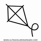 Pipa Cometa Coloring Kite Ultracoloringpages sketch template