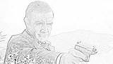 Bond James Coloring Pages Part Sean Connery Filminspector Actors Sheer Ruggedness Wit Combined Humor sketch template