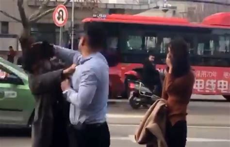 cheating husband slapped by his wife and mistress in angry