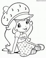 Dibujos Fresa Tarta Rosita Frutillita Strawberry Moranguinho Personajes Dibujossincolorear Coloring sketch template