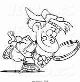 Coloring Pages Archaeology Cartoon Magnifying Glass Template Boy sketch template