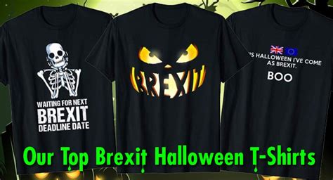 hilarious halloween brexit  shirts  leavers remainers nerdshizzlecom