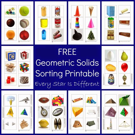 dimensional shapes activities printables  star