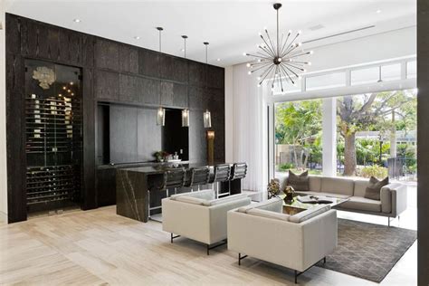 impressionists residential minimalist living room living room