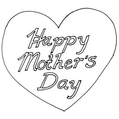 mothers day coloring pages collection