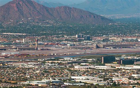 Phoenix Airport Aerial View Photograph By Davel5957 Fine Art America