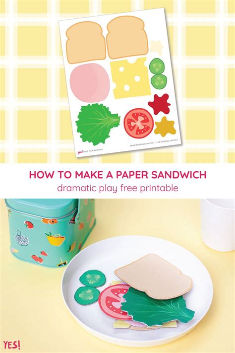 cardboard sandwich  printable learn     paper sandwich