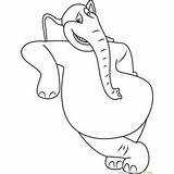 Horton Coloring Happy Pages Coloringpages101 sketch template
