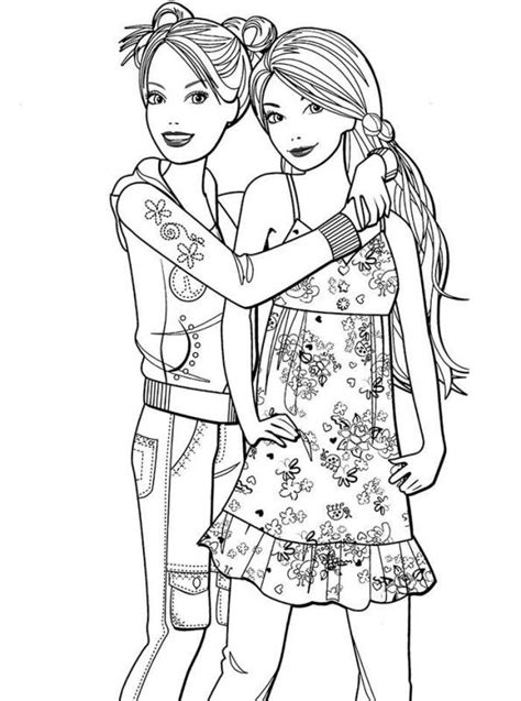 bff coloring page image result   friend outline drawing