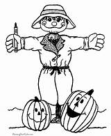 Coloring Halloween Pages Scarecrow Printable Scarecrows Color Sheets Kids Print Clipart Cliparts Holiday Season Colouring Clip Holloween Pumpkin Library Carvings sketch template
