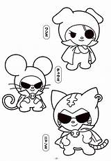 Melody Coloring Pages Kawaii Sanrio Colorare Cute Characters Kitty Hello Books Da Book Per Sketchite sketch template