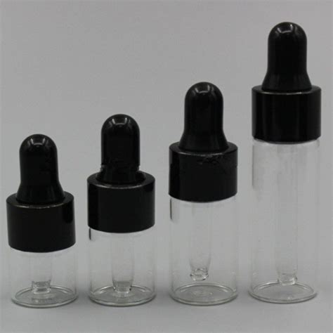 empty ml ml ml ml clear glass dropper bottle mini glass essential oil bottle  hose glass