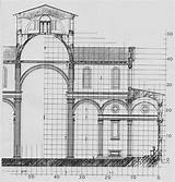 Brunelleschi Alberti Quattrocento Pazzi Renacimiento Italiano Capilla Arquitectonico Lineal Perspectiva sketch template