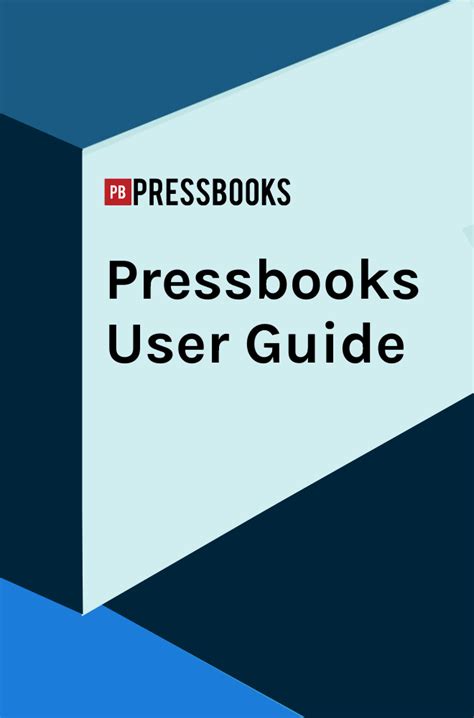 pressbooks user guide simple book publishing