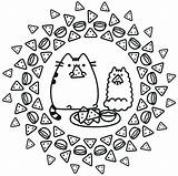 Pusheen Coloring Pages Cats Cat Eating Sheets Nacho Kids Cute Printable Nachos Book Print Snacks Bestcoloringpagesforkids Cartoon Summer Read Template sketch template