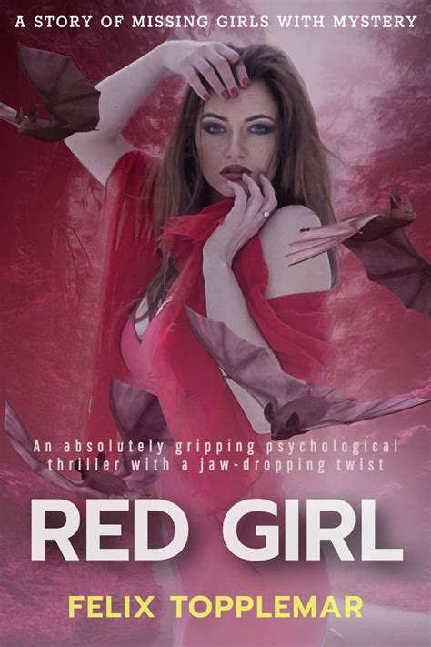 Red Girl Book Cover Templates Mediamodifier