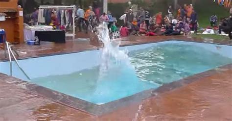 this video of a pool party in kathmandu at the time of the