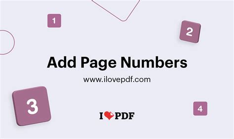 add page numbers    file
