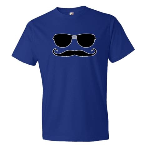 ray ban sunglasses with killer mustache tee shirt